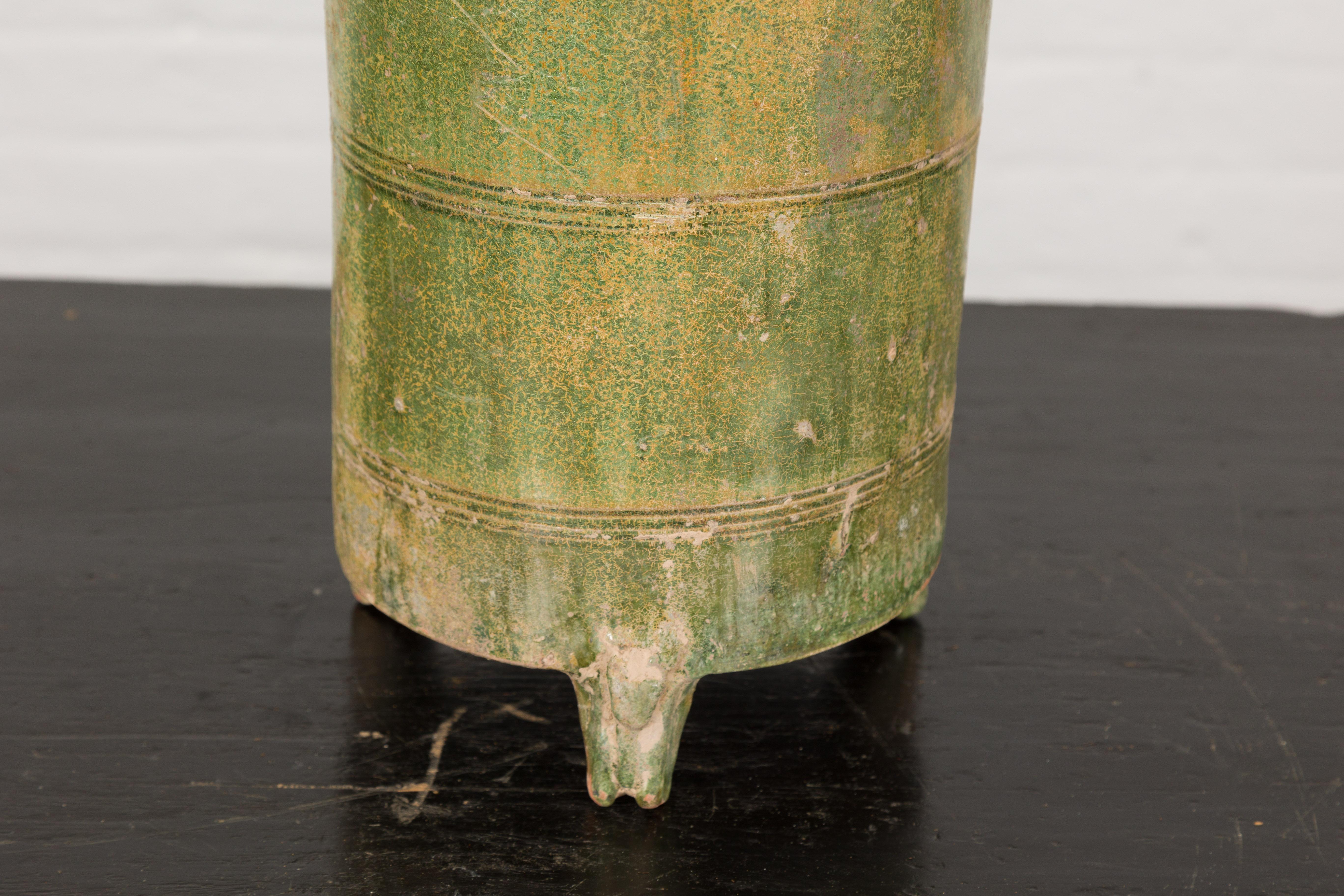 18th Century and Earlier Antique Chinese Granary Jar For Sale