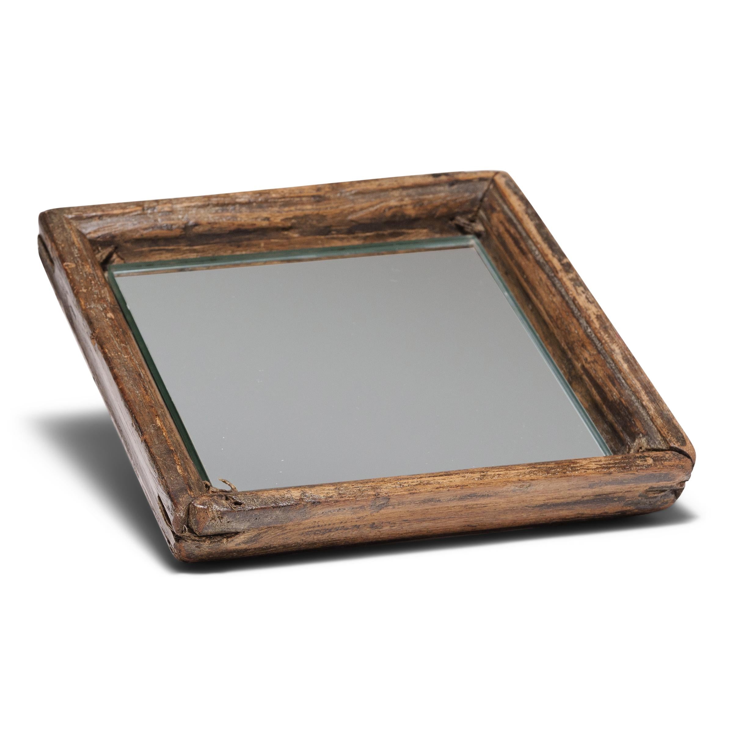 Kleines chinesisches Spiegeltablett, um 1850 (Chinesisch) im Angebot