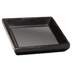 Antique Petite Chinese Mirror Tray, c. 1850