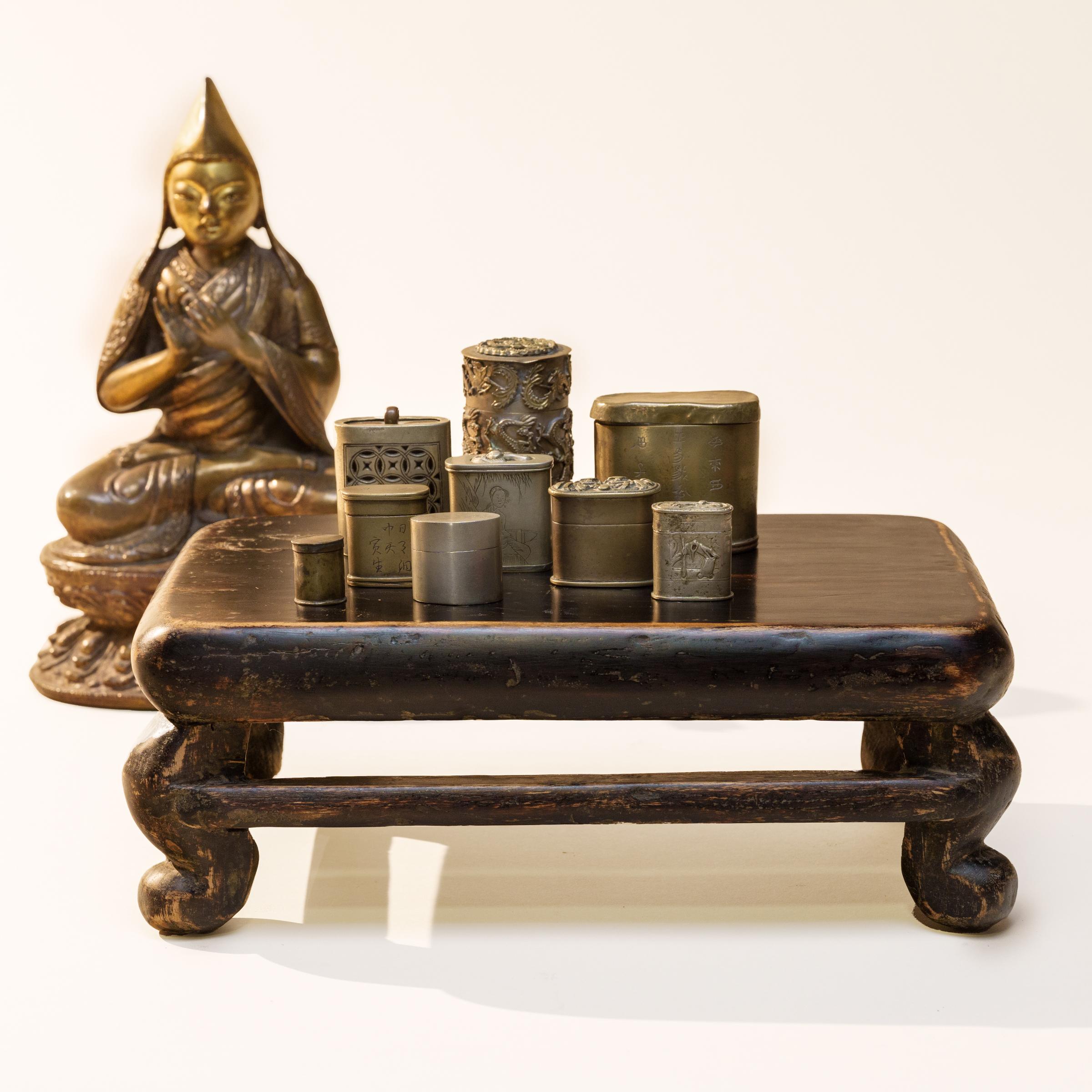 Cinese Petite Opium Box cinese, 1850 ca. in vendita