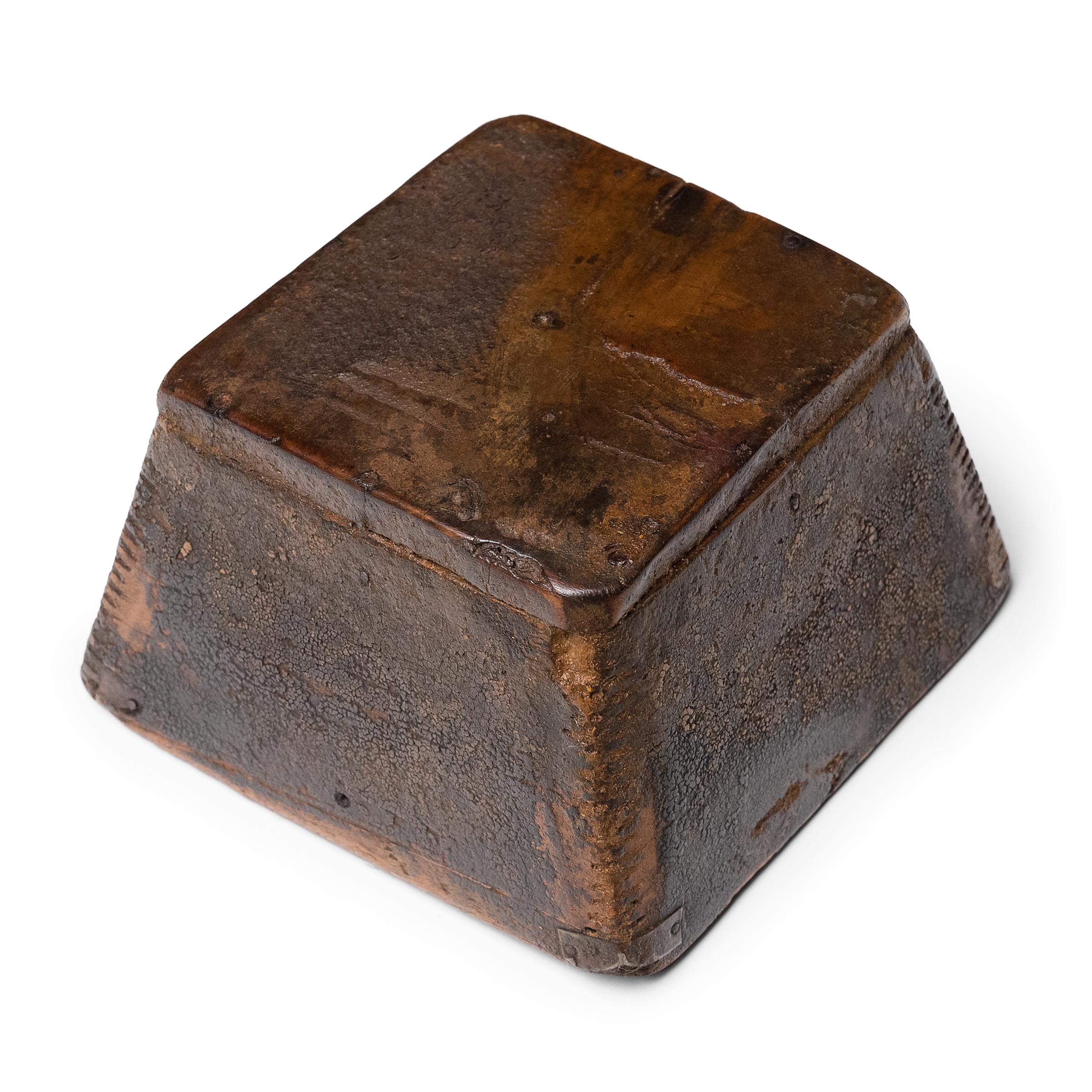 20th Century Petite Chinese Rice Measure, c. 1900 For Sale