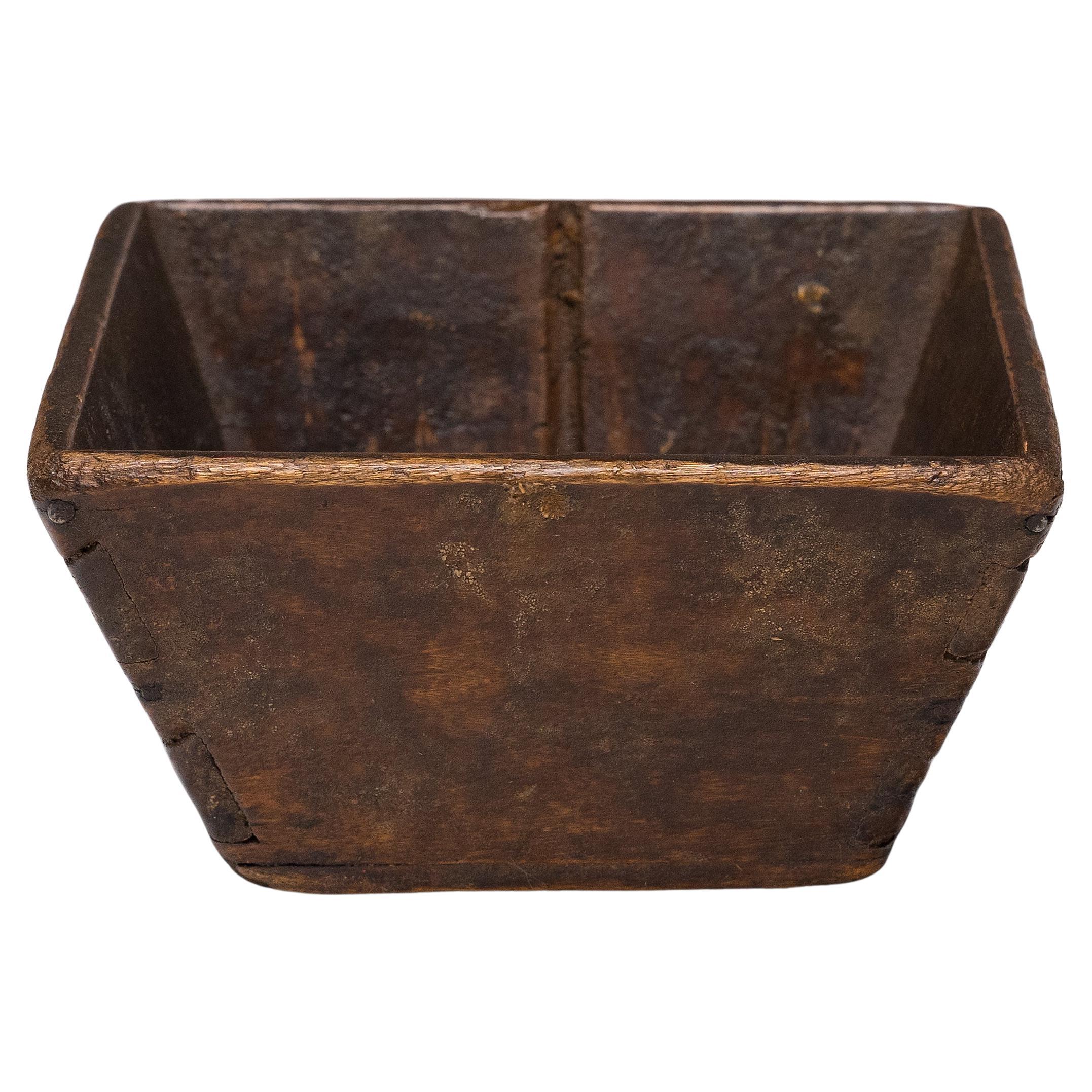 Petite Chinese Rice Measure, c. 1900 For Sale