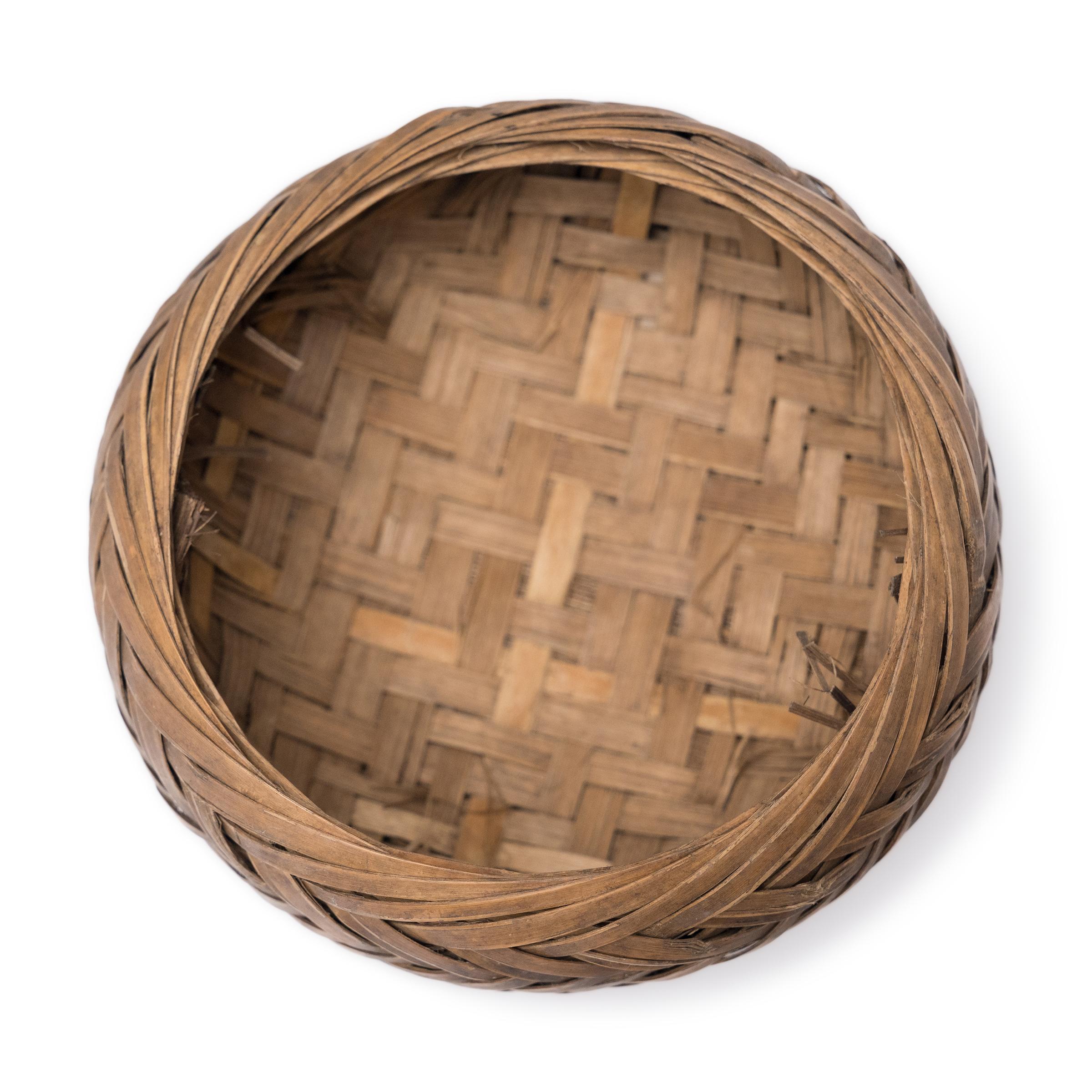 Kleiner chinesischer Korb mit klebrigem Reis (Chinesisch) im Angebot