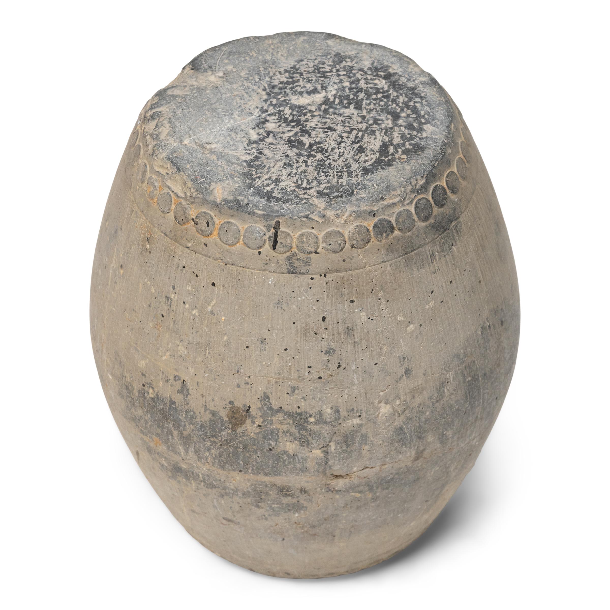 Pequeño tambor chino de piedra Chino en venta
