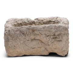 Petite Chinese Stone Water Trough, c. 1850