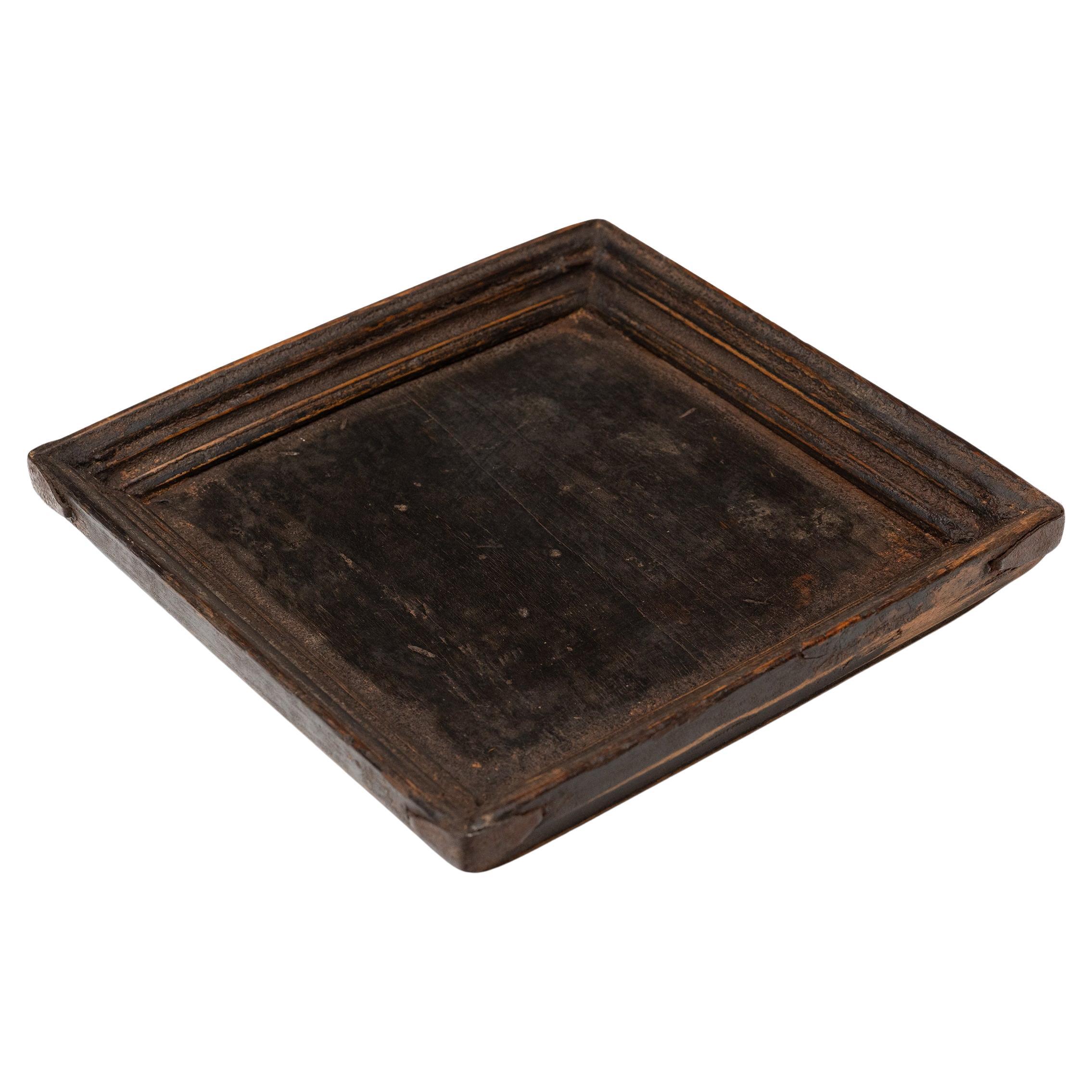 Kleines chinesisches Teetablett, um 1850