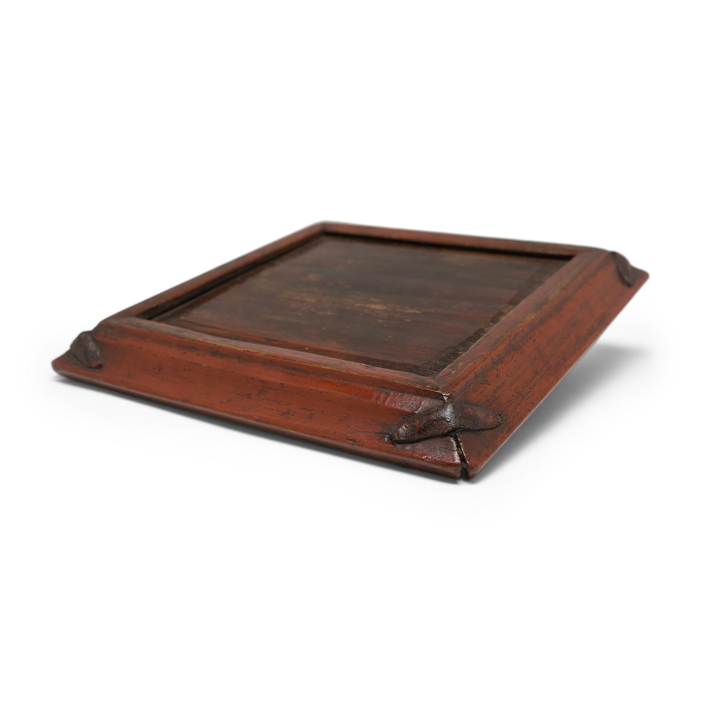 Petite Chinese Tea Tray, c. 1900 In Good Condition In Chicago, IL