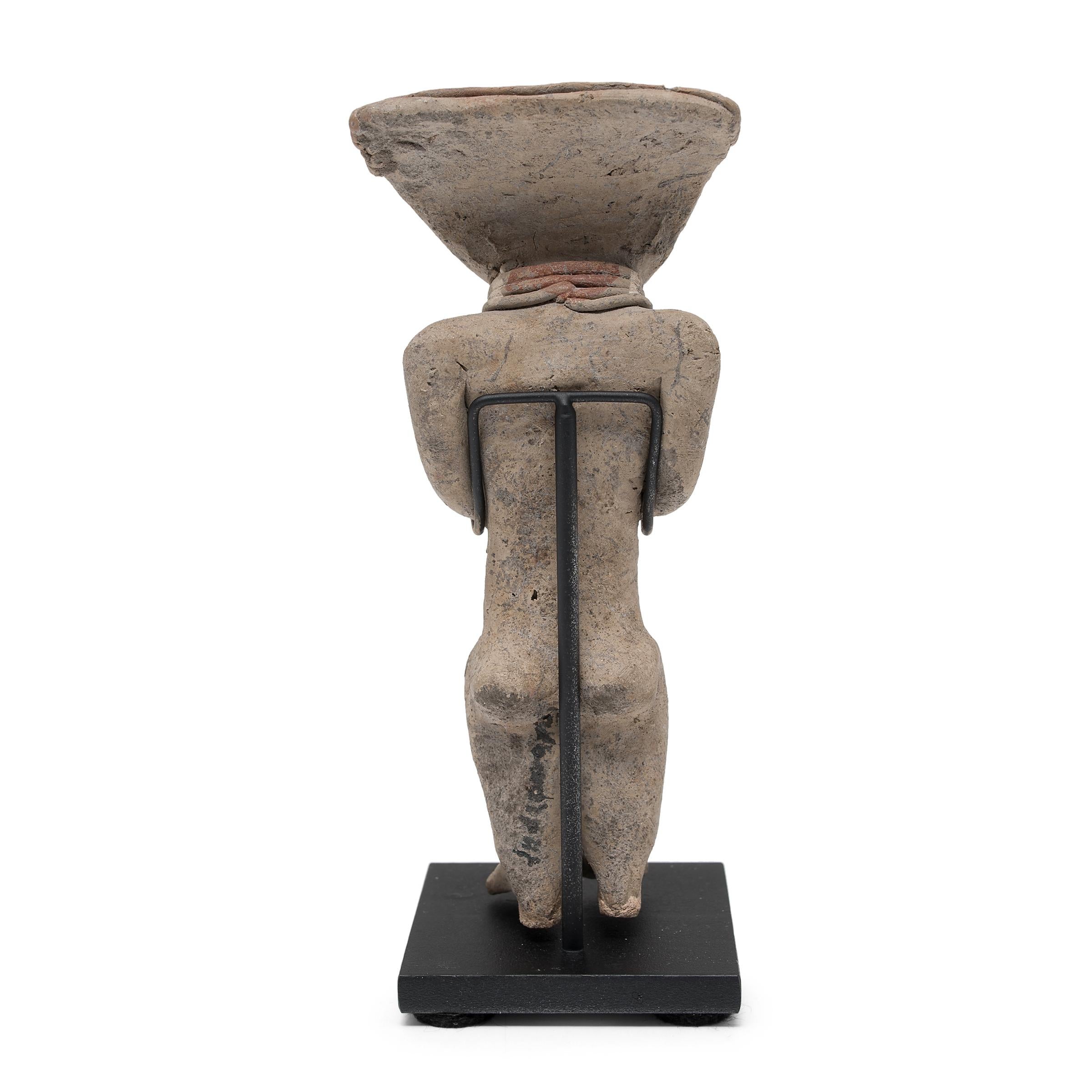 Pre-Columbian Petite Chupicuaro Female Figure For Sale