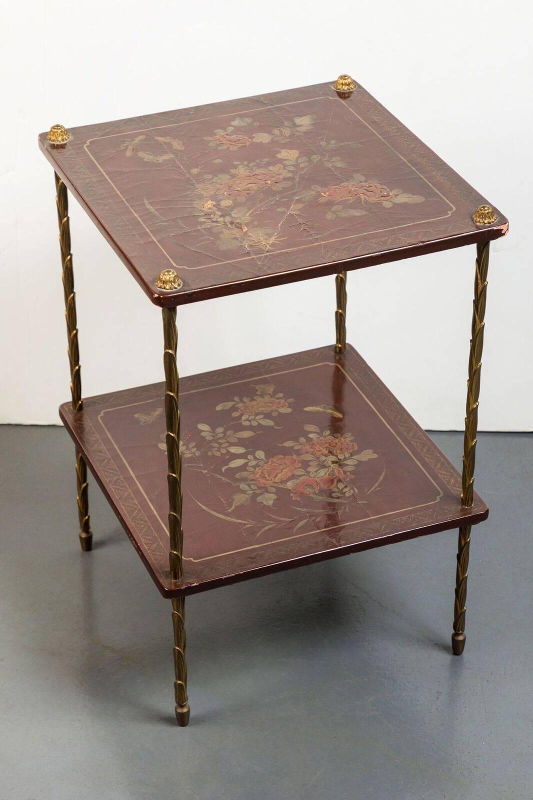 Gilt Petite, circa 1900, Chinoiserie Occasional Tables