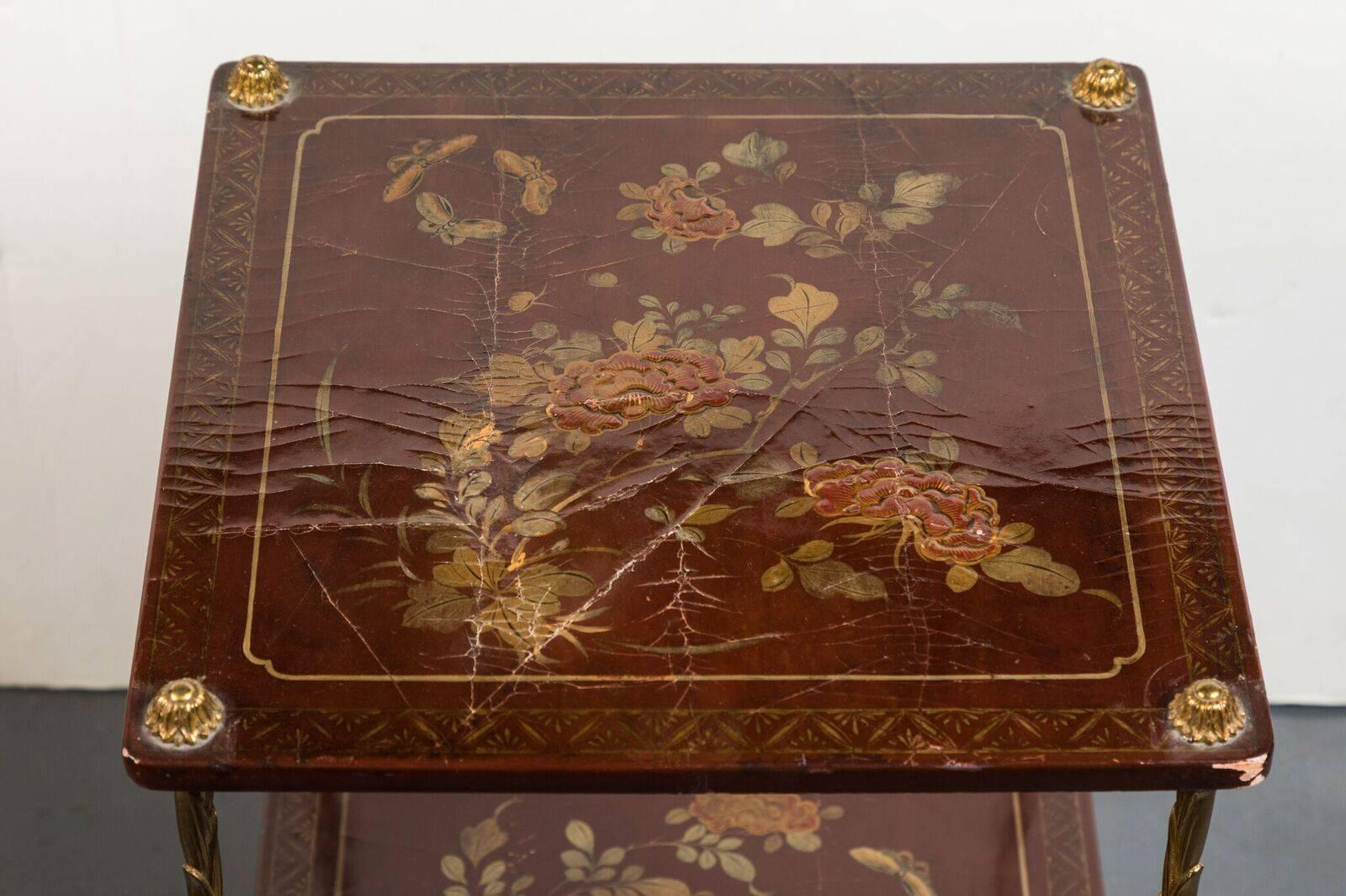 Early 20th Century Petite, circa 1900, Chinoiserie Occasional Tables