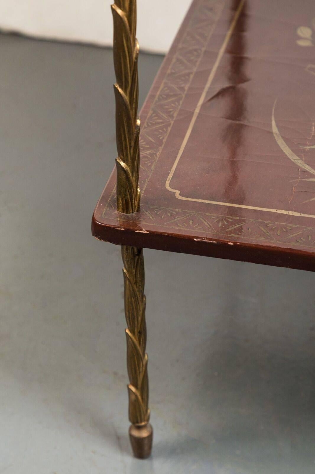 Brass Petite, circa 1900, Chinoiserie Occasional Tables