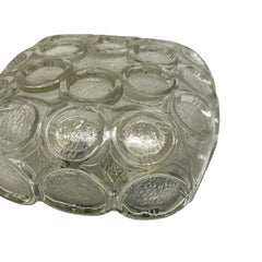 Petit plafonnier encastré à motif circulaire par RZB Leuchten, années 1960