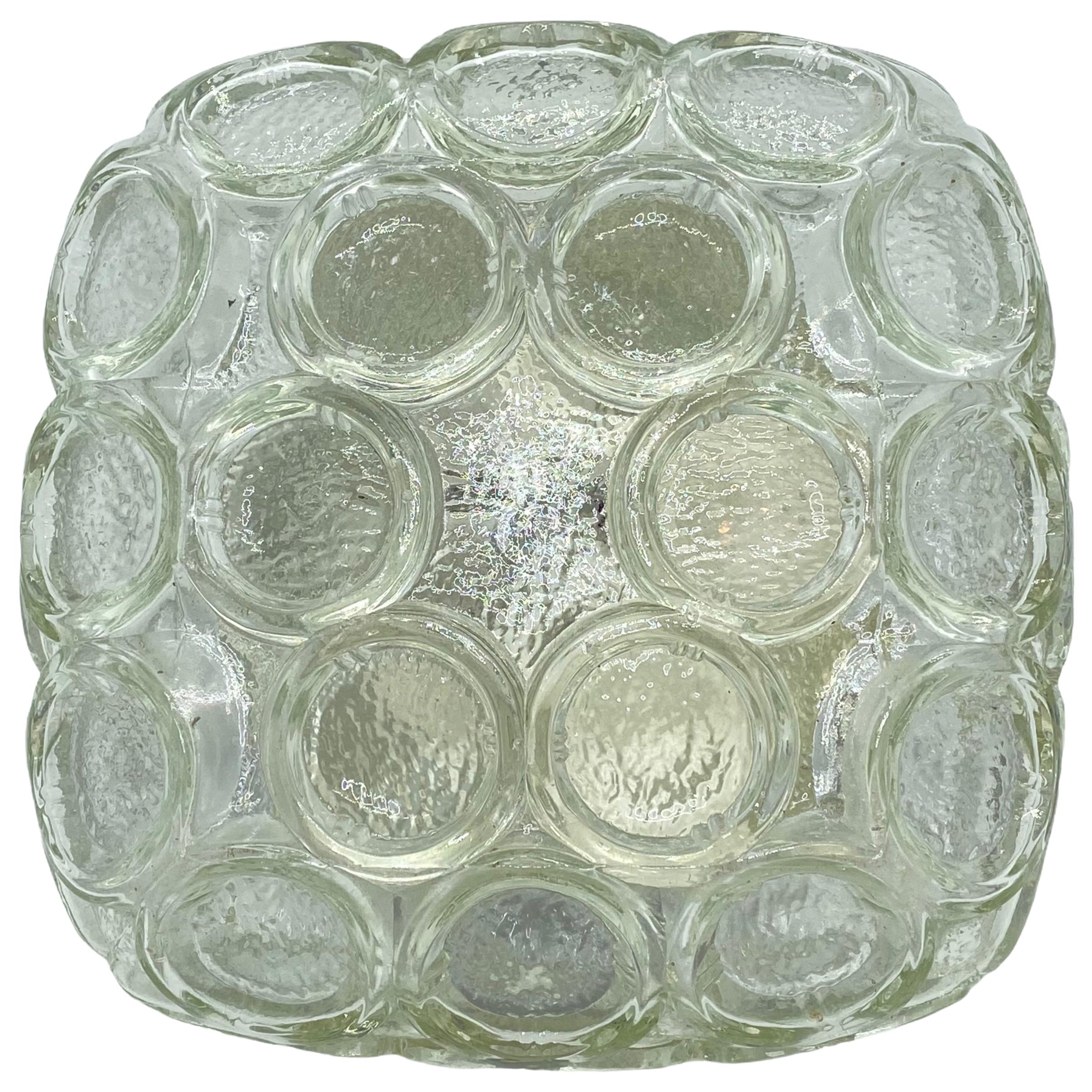 Petite Circle Pattern Flush Mount Ceiling Light by RZB Leuchten, 1960s