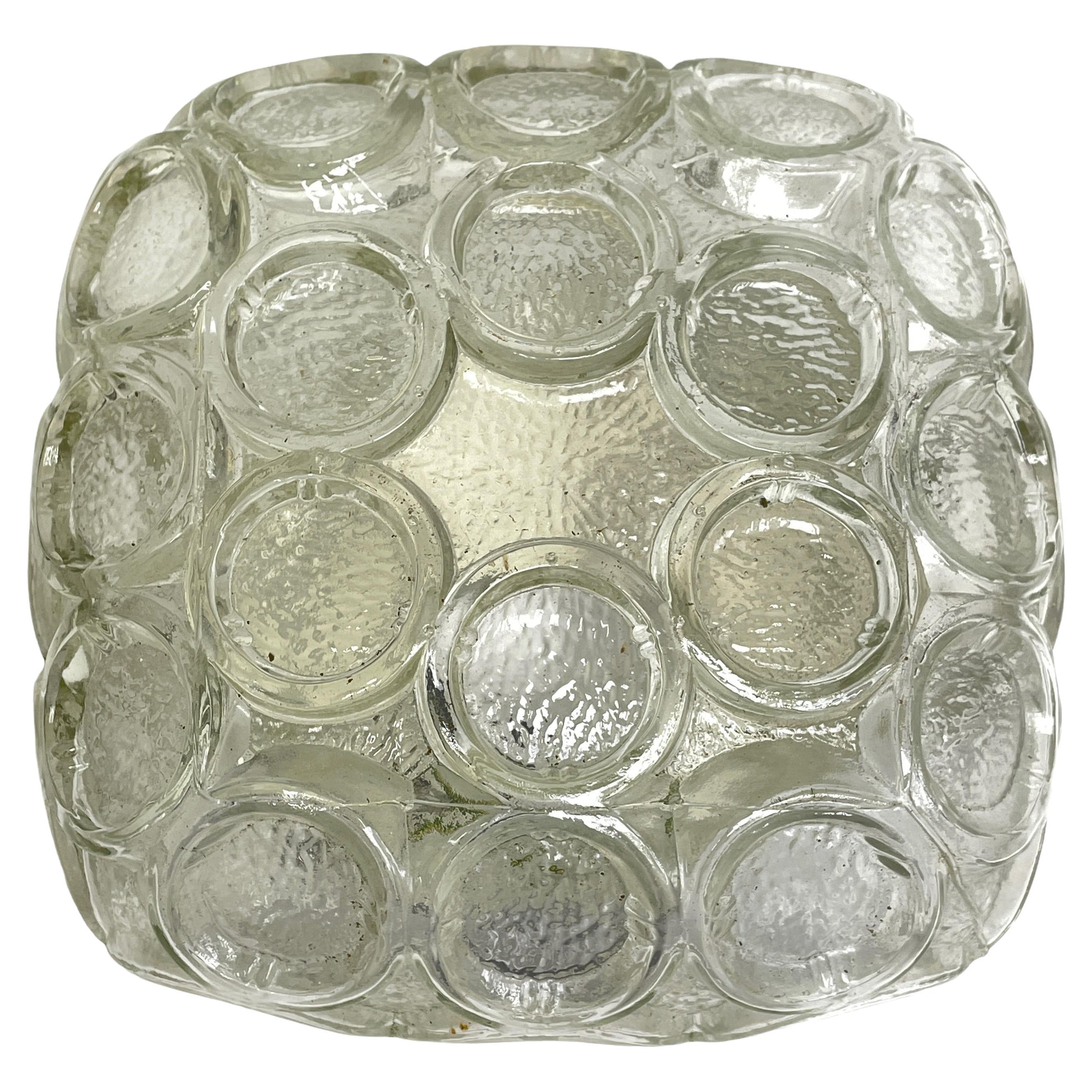 Petite Circle Pattern Flush Mount Ceiling Light by RZB Leuchten, 1960s