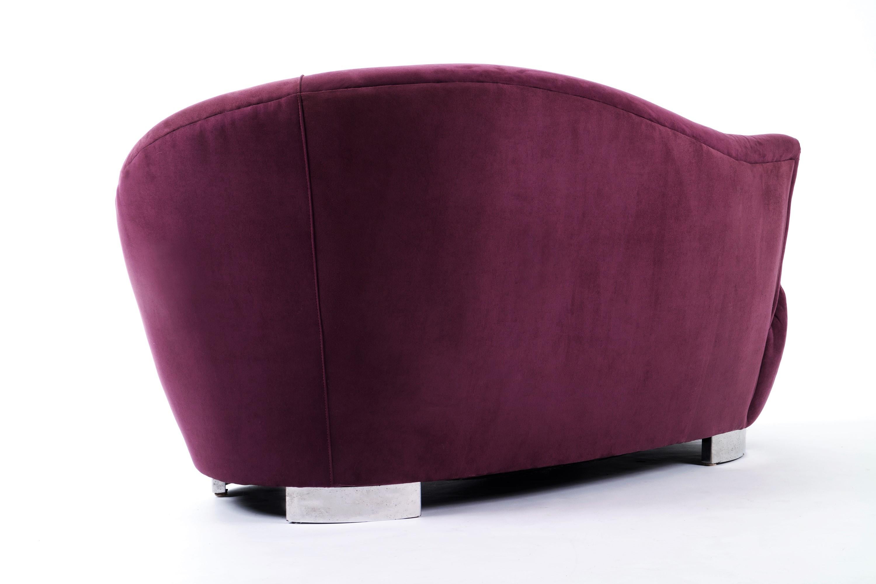 Petite Cloud Sofa or Chaise Lounge by Vladimir Kagan for Weiman In Good Condition In Dallas, TX
