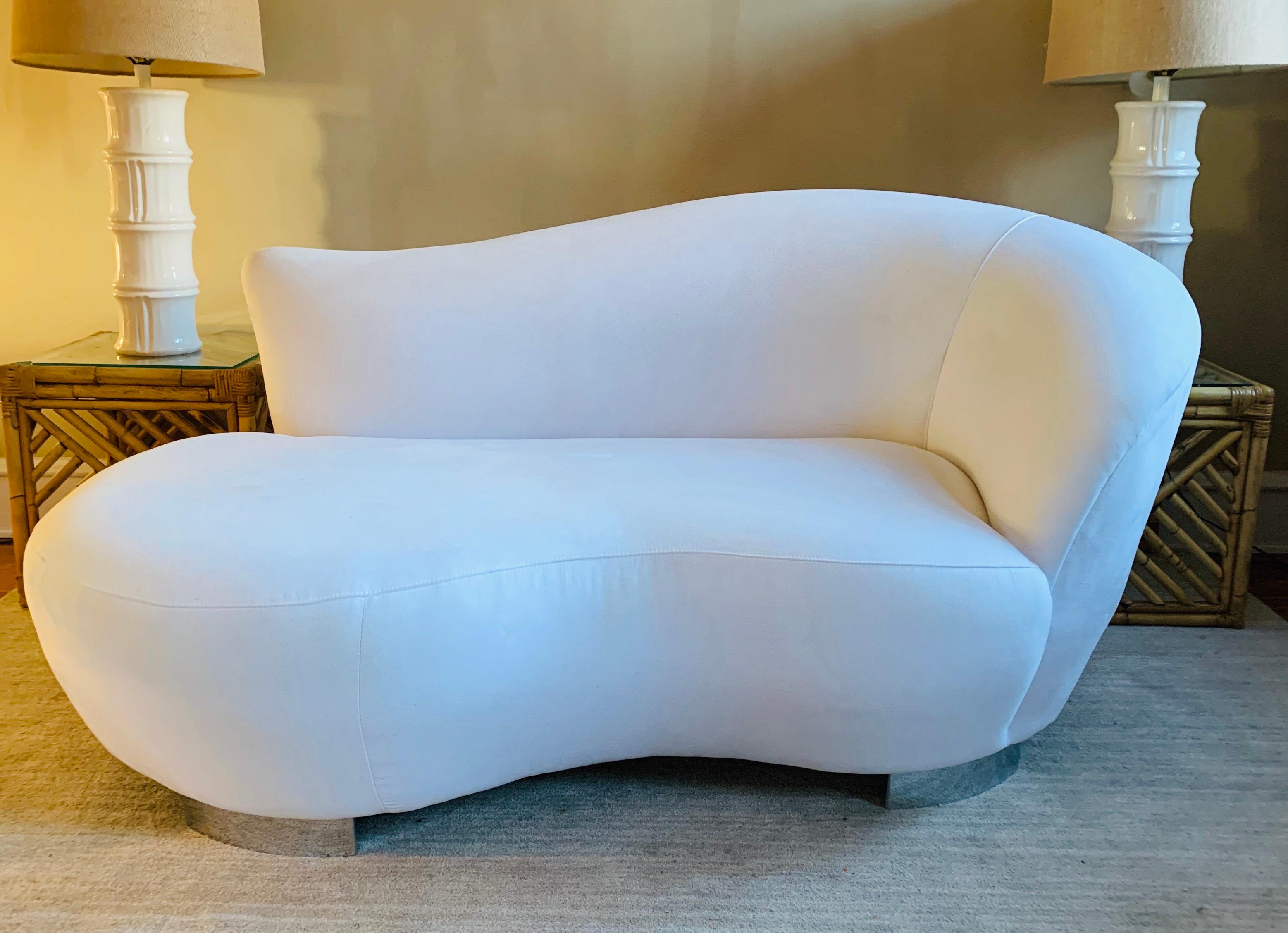 American Petite Cloud Sofa or Chaise Lounge by Vladimir Kagan for Weiman