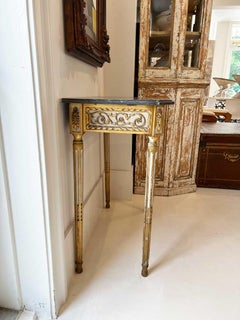 Petite Console with Marble Top