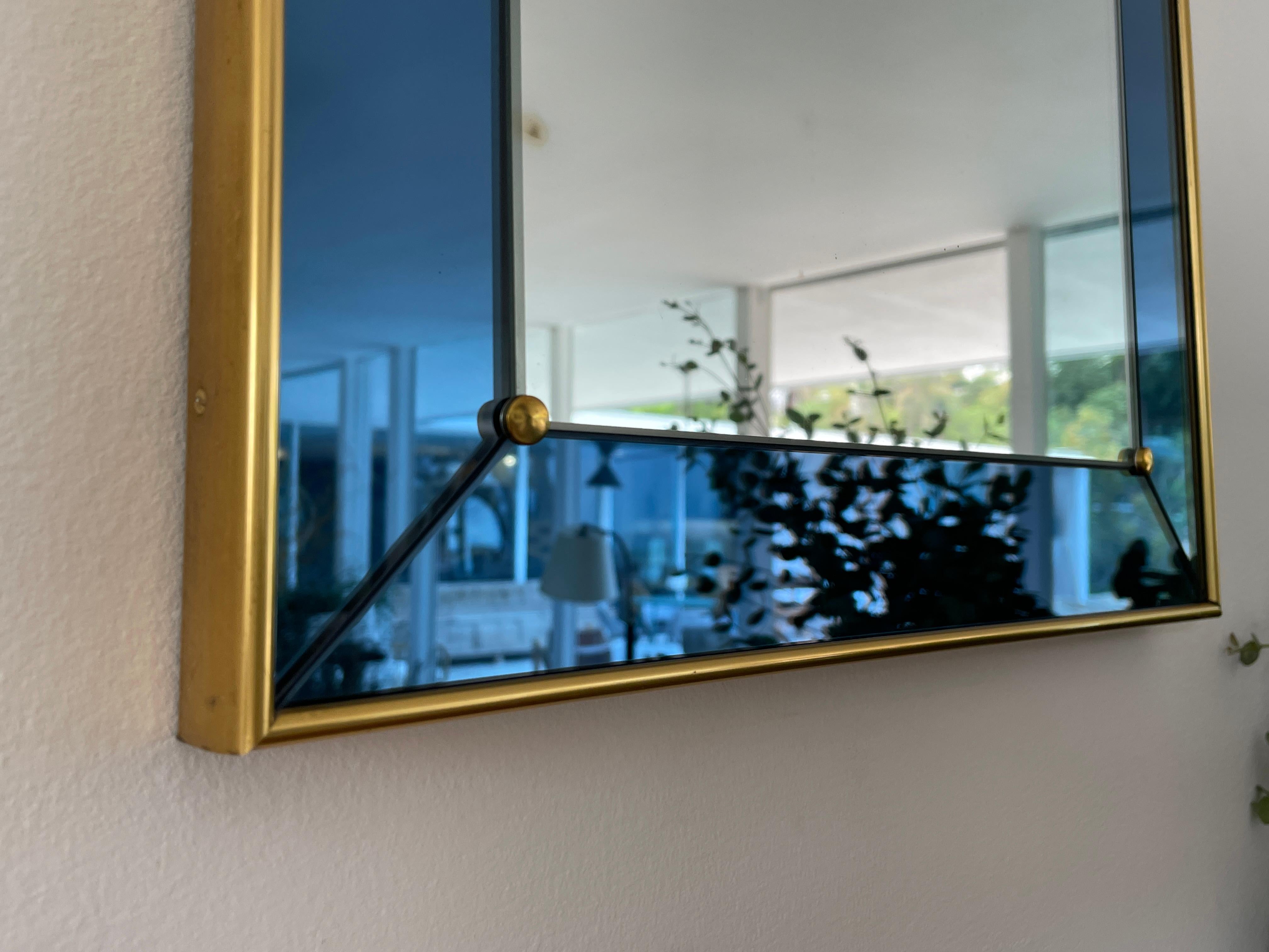 Petite Cristal Art Mirror In Good Condition In Beverly Hills, CA