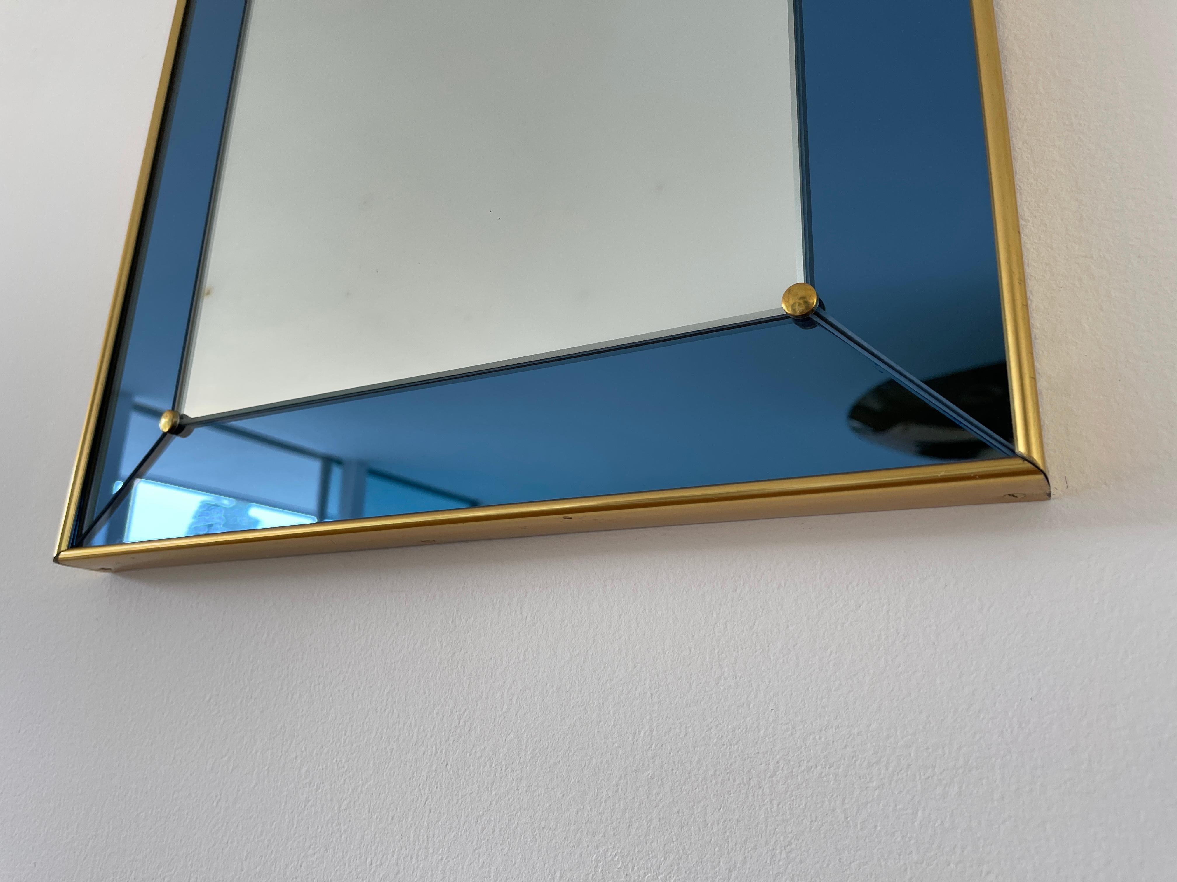 Mid-20th Century Petite Cristal Art Mirror