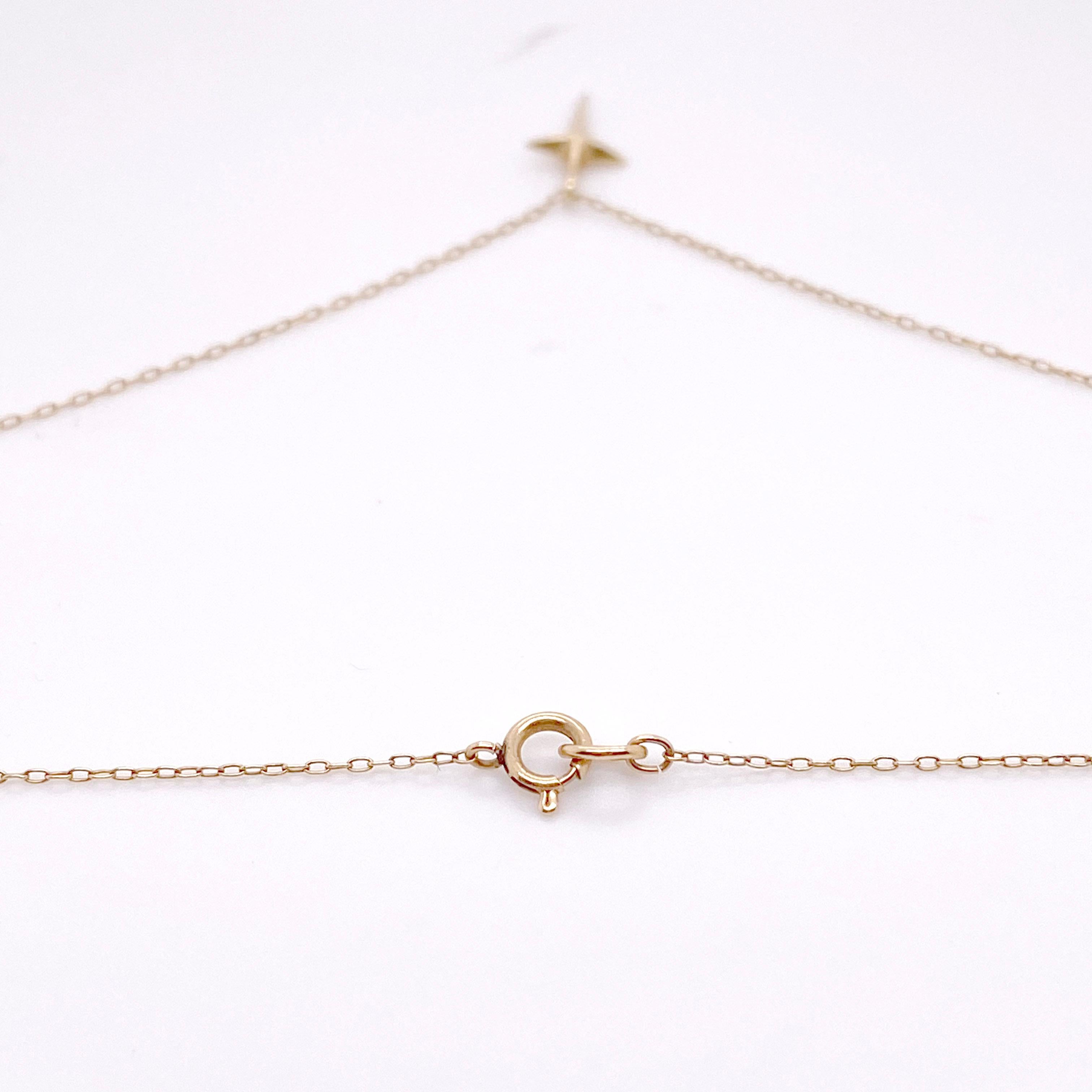 Women's Petite Cross Pendant Necklace, Yellow Gold, Drop Pendant