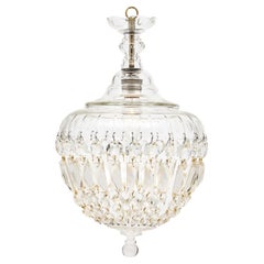 Antique Petite Crystal Chandelier