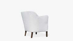 Petite Danish Accent Chair in Mist Mohair