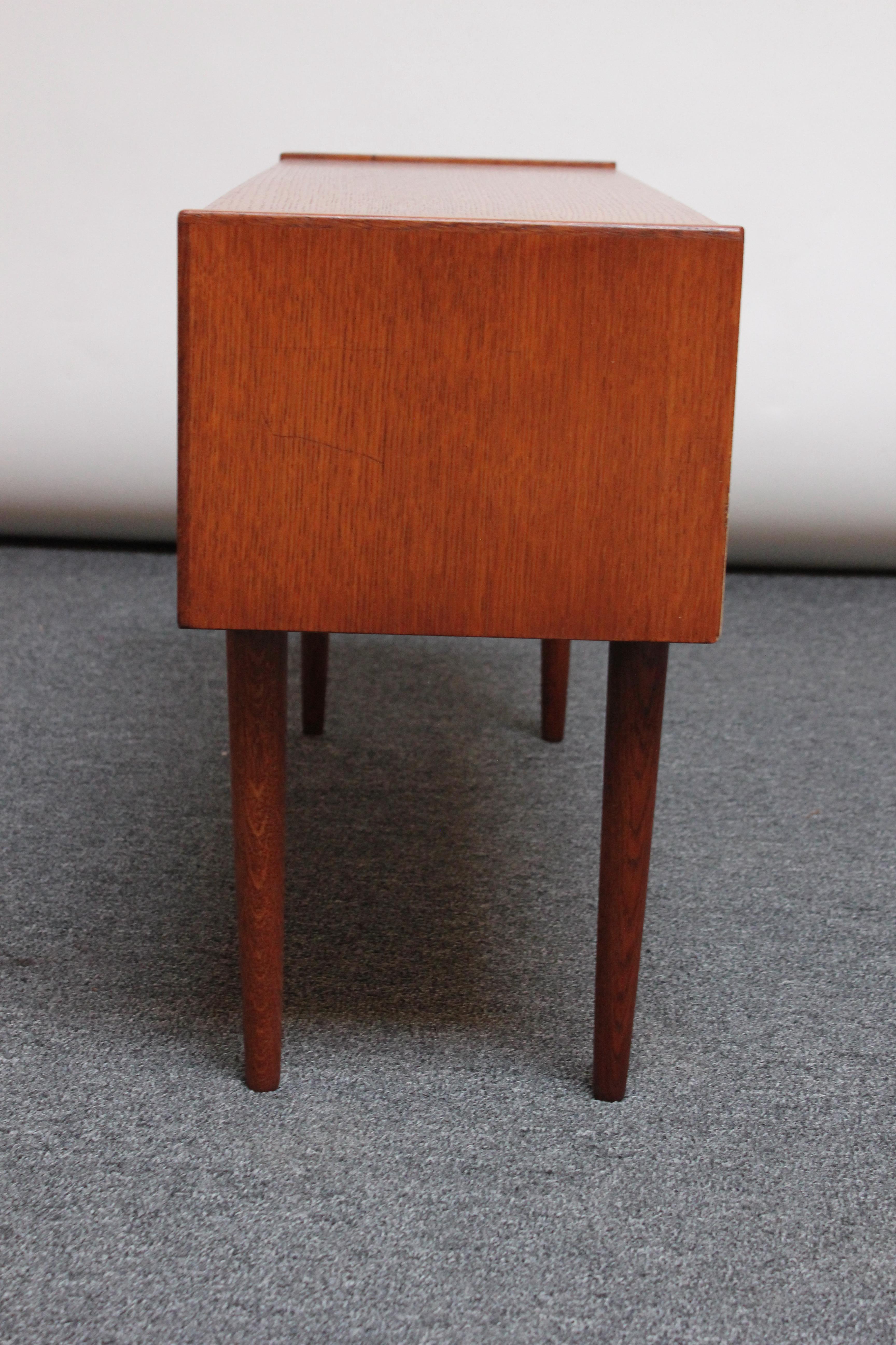 Petite Danish Modern Oak Chest For Sale 1