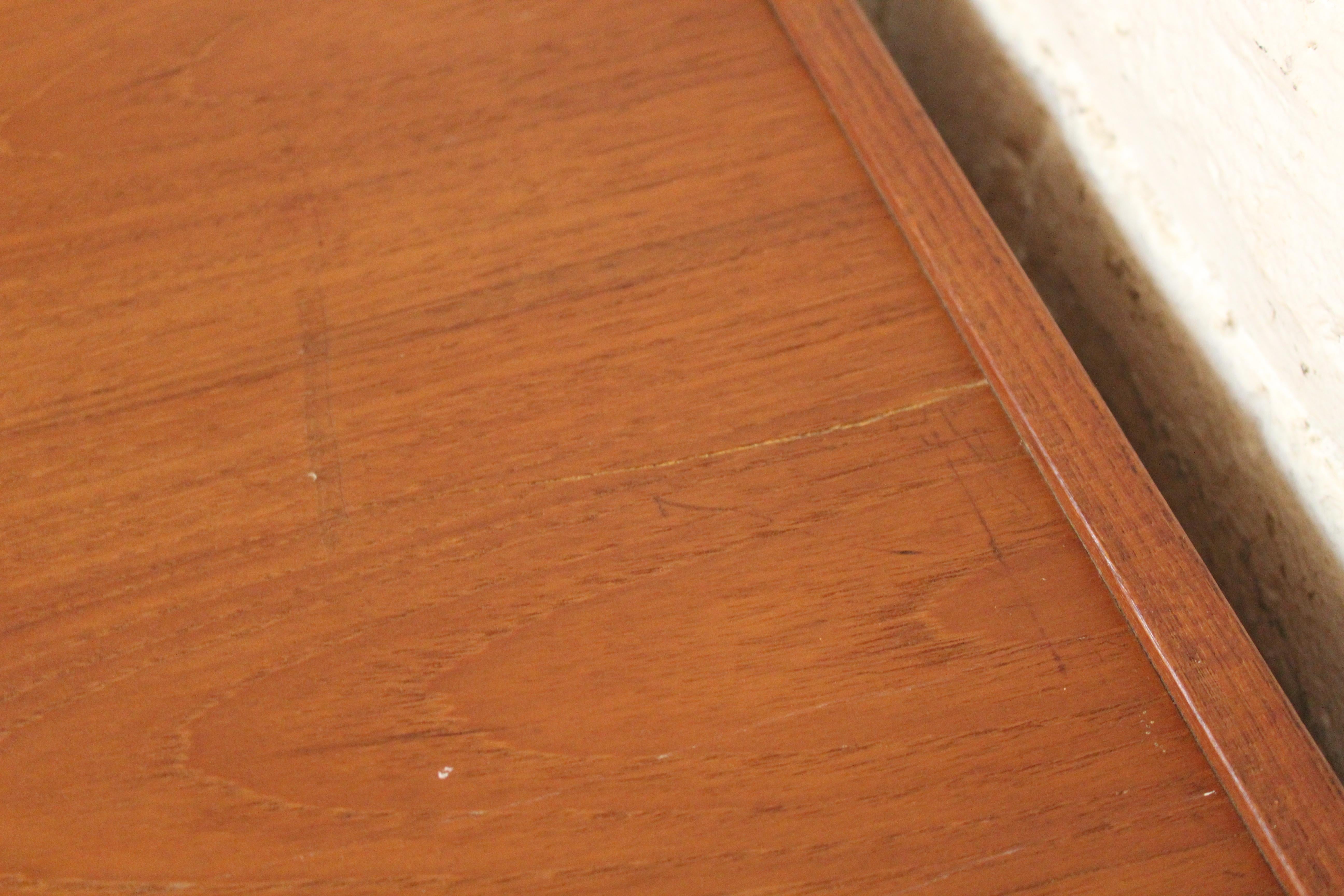 Petite Danish Teak Credenza For Sale 8