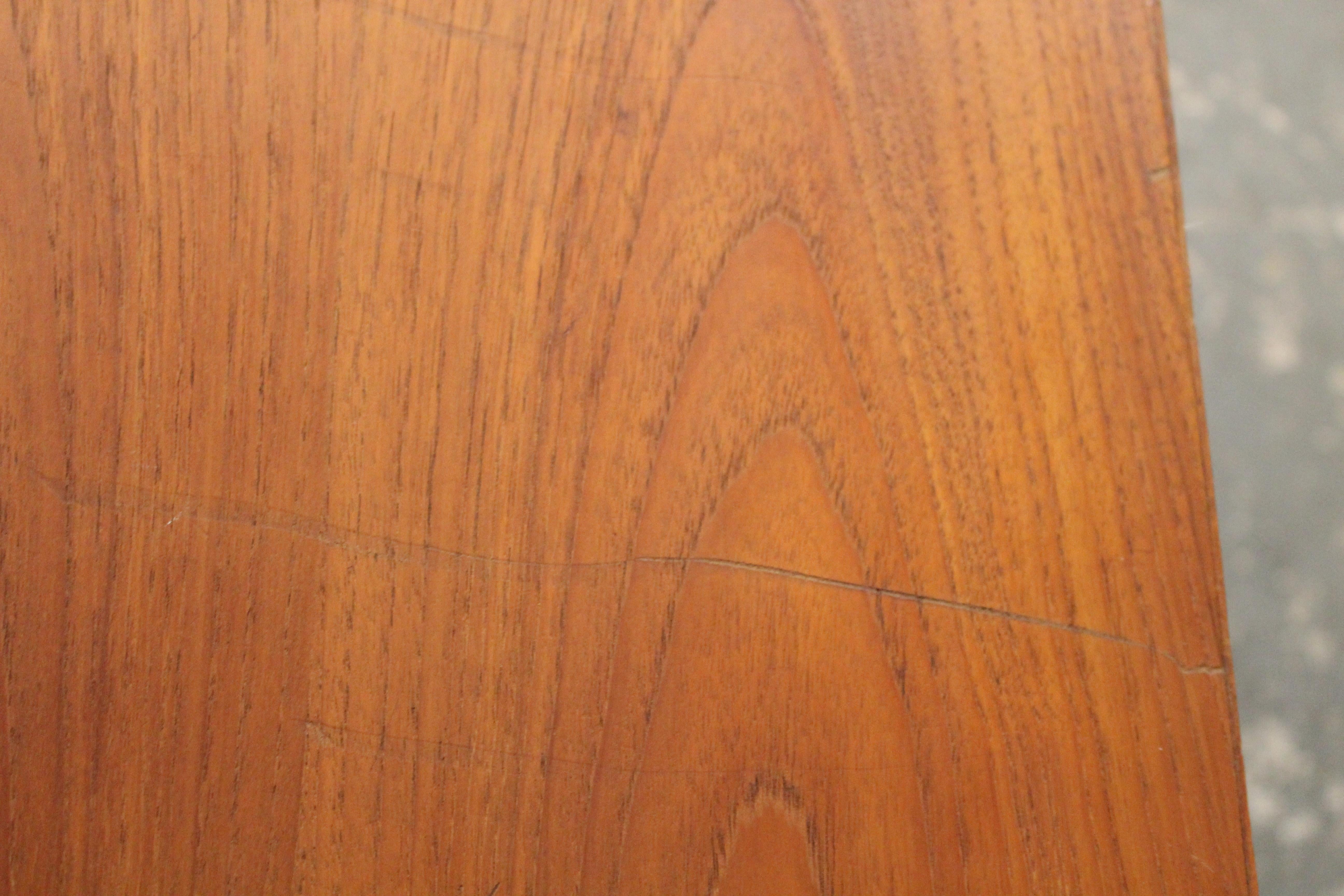Petite Danish Teak Credenza For Sale 10