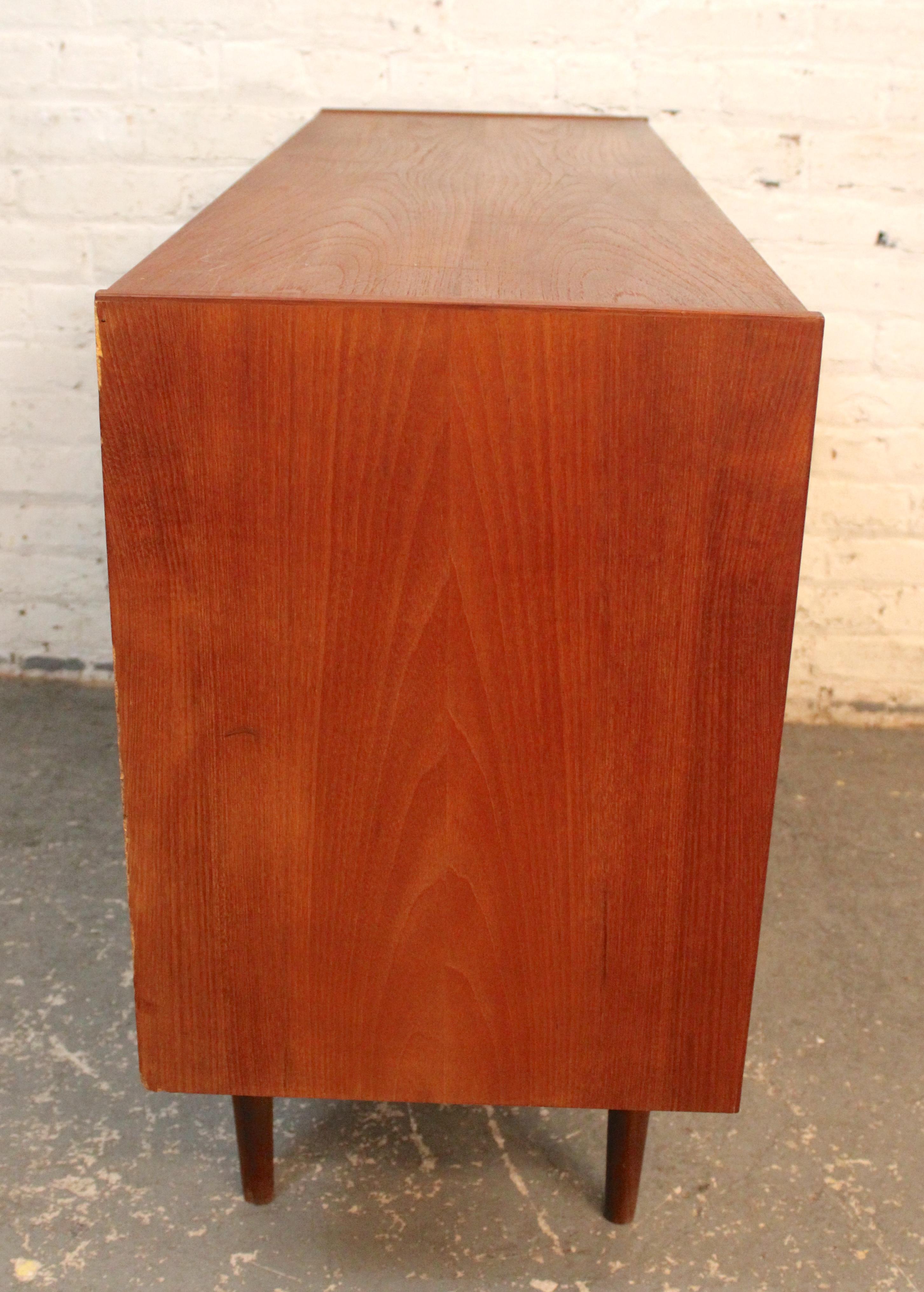 Petite Danish Teak Credenza For Sale 2