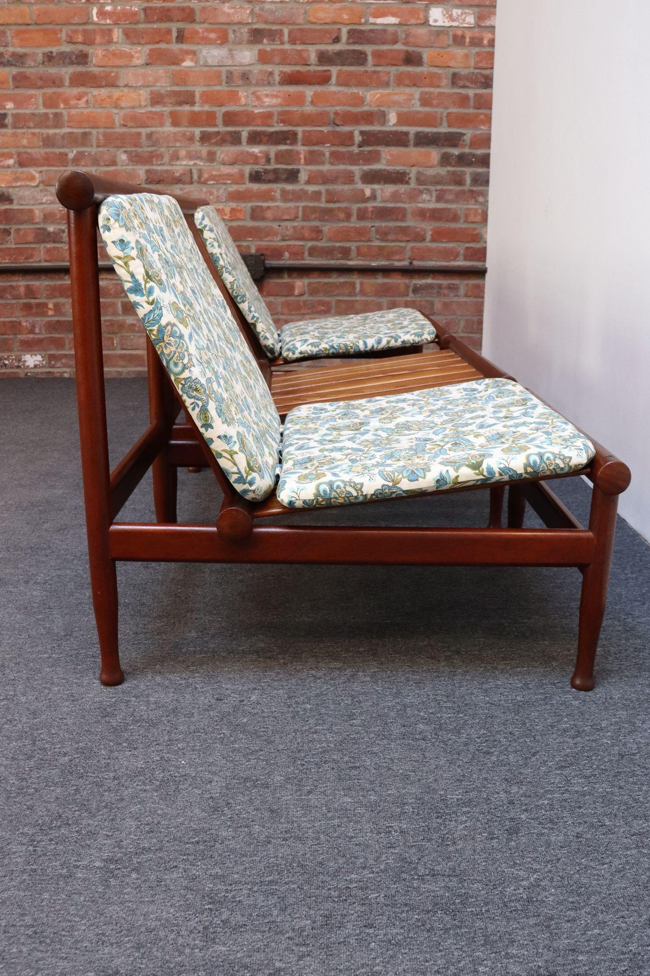 Scandinavian Modern Petite Danish Teak Slipper Chair by Kai Lyngfeldt Larsen for Søborg -3 Available For Sale