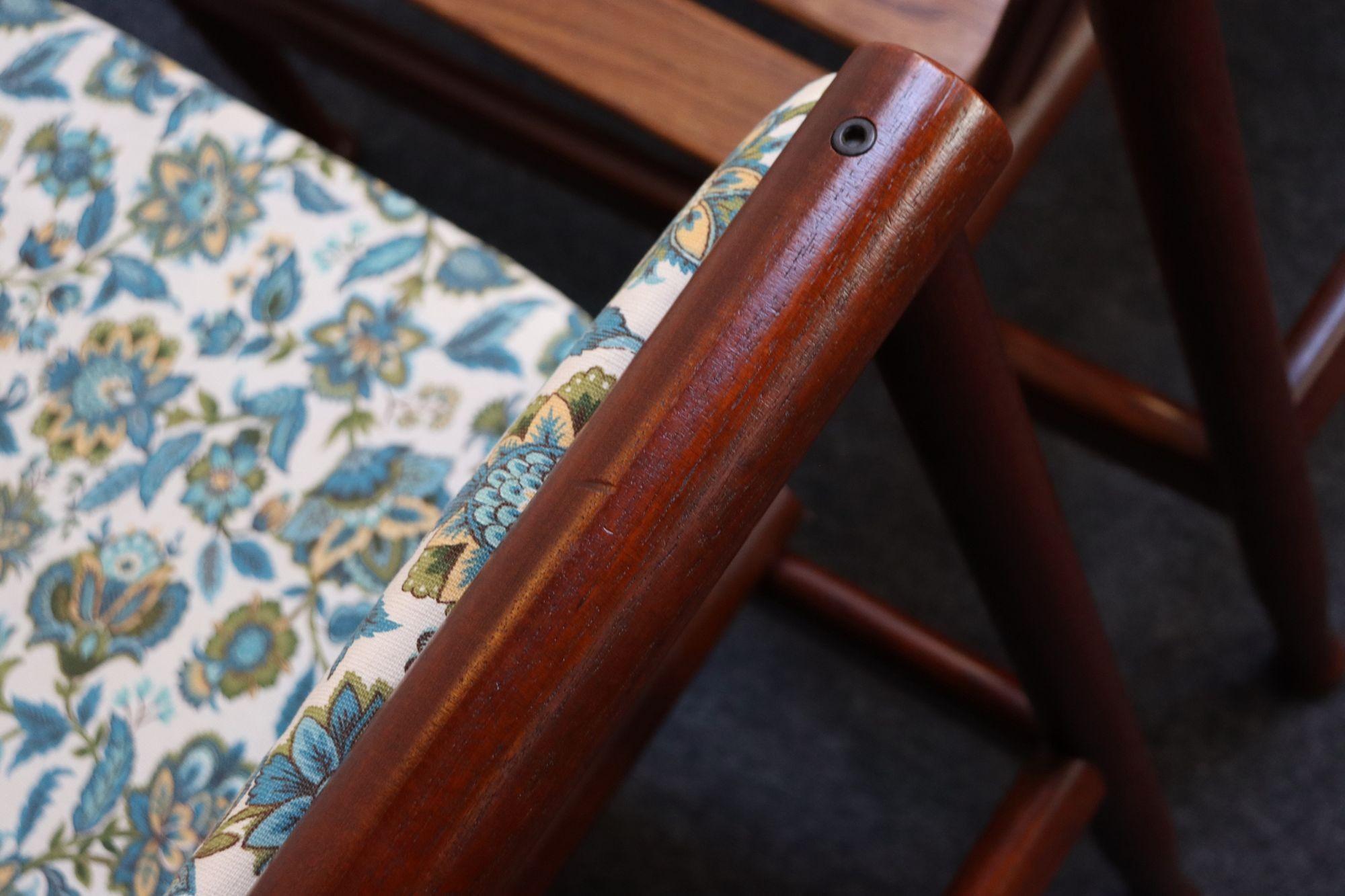 Petite Danish Teak Slipper Chair by Kai Lyngfeldt Larsen for Søborg -3 Available For Sale 8