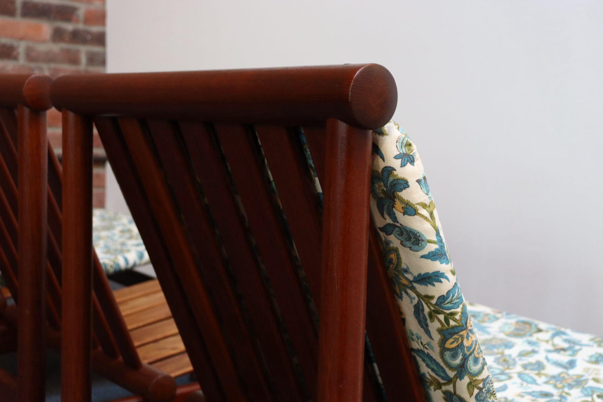 Petite Danish Teak Slipper Chair by Kai Lyngfeldt Larsen for Søborg -3 Available For Sale 9