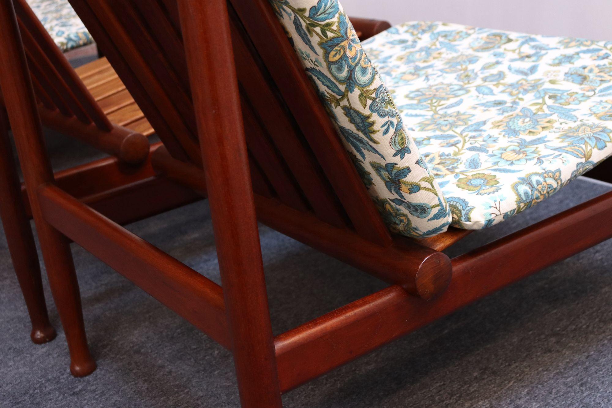 Petite Danish Teak Slipper Chair by Kai Lyngfeldt Larsen for Søborg -3 Available For Sale 10