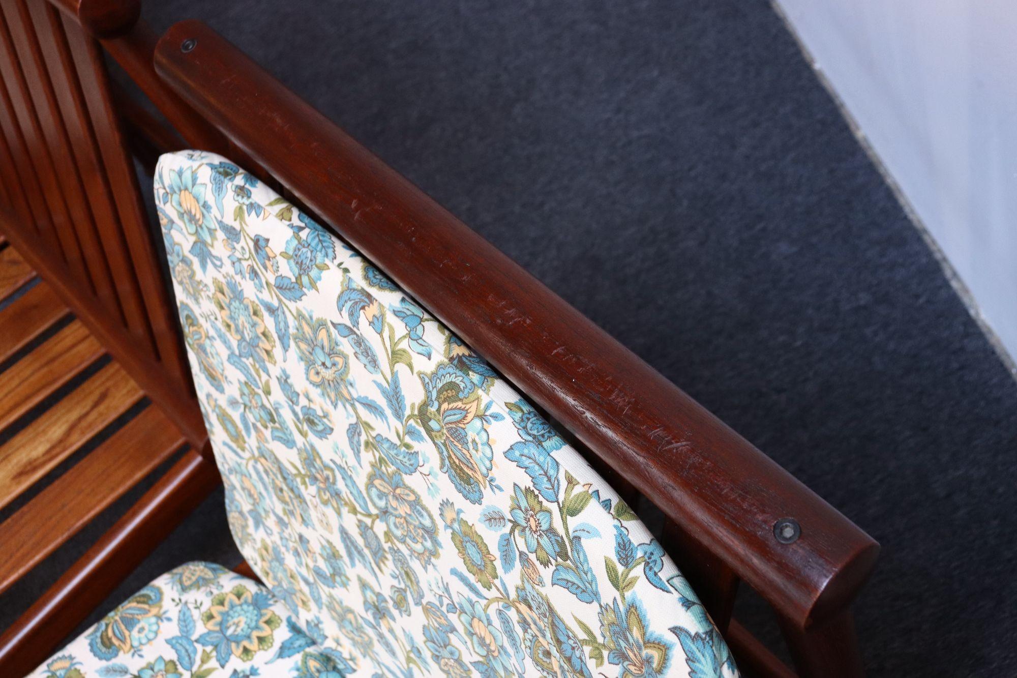 Petite Danish Teak Slipper Chair by Kai Lyngfeldt Larsen for Søborg -3 Available For Sale 3