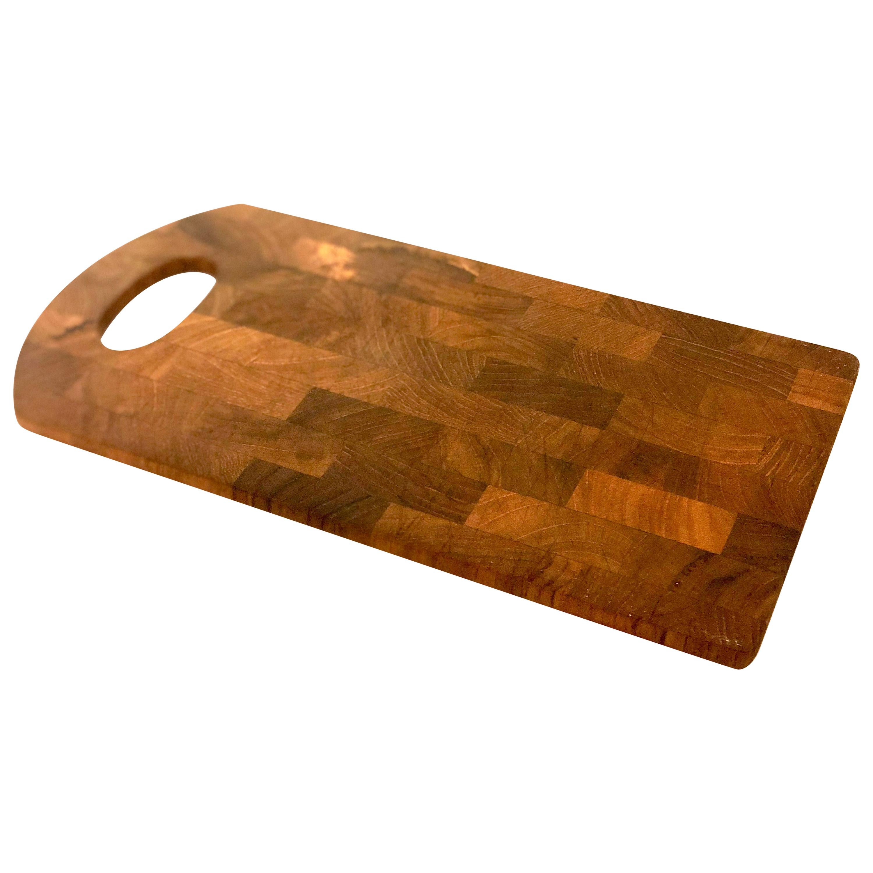 Petite Dansk Solid Teak Danish Modern Tray/Cutting Board by Quistgaard