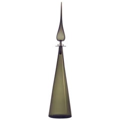 Petite Decanter Straight Cone Gray