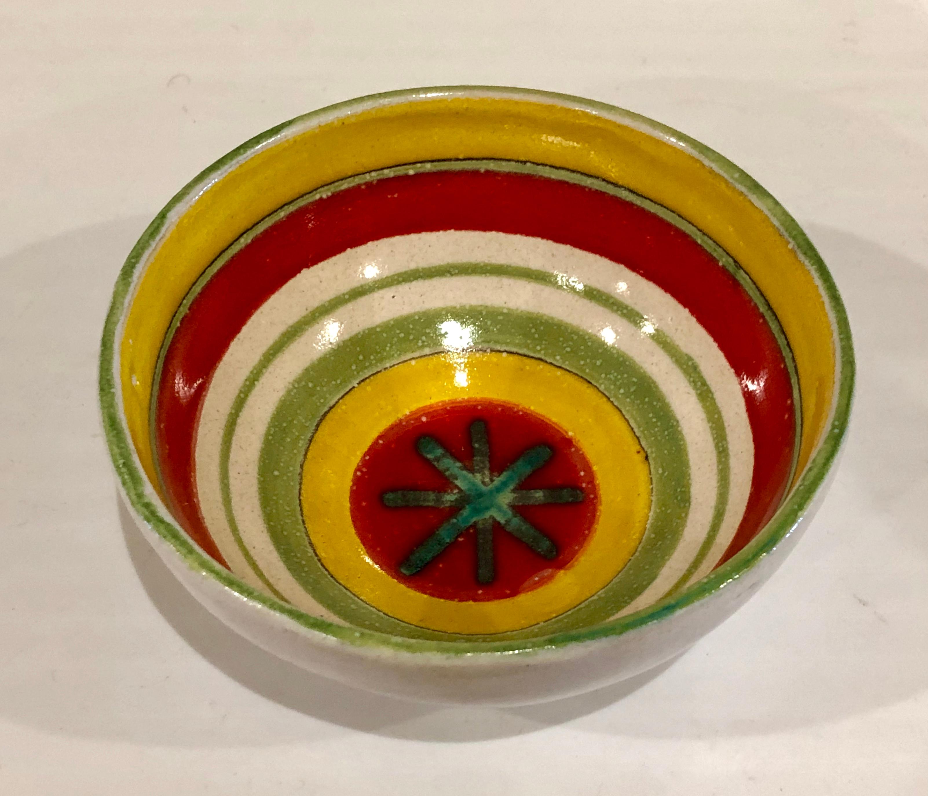 Italian Petite Decorative Bowl by Giovanni de Simone of Italy For Sale