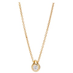 Petite Diamond and Gold Necklace