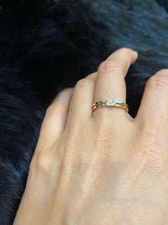 Petite Diamond Baguette Ring