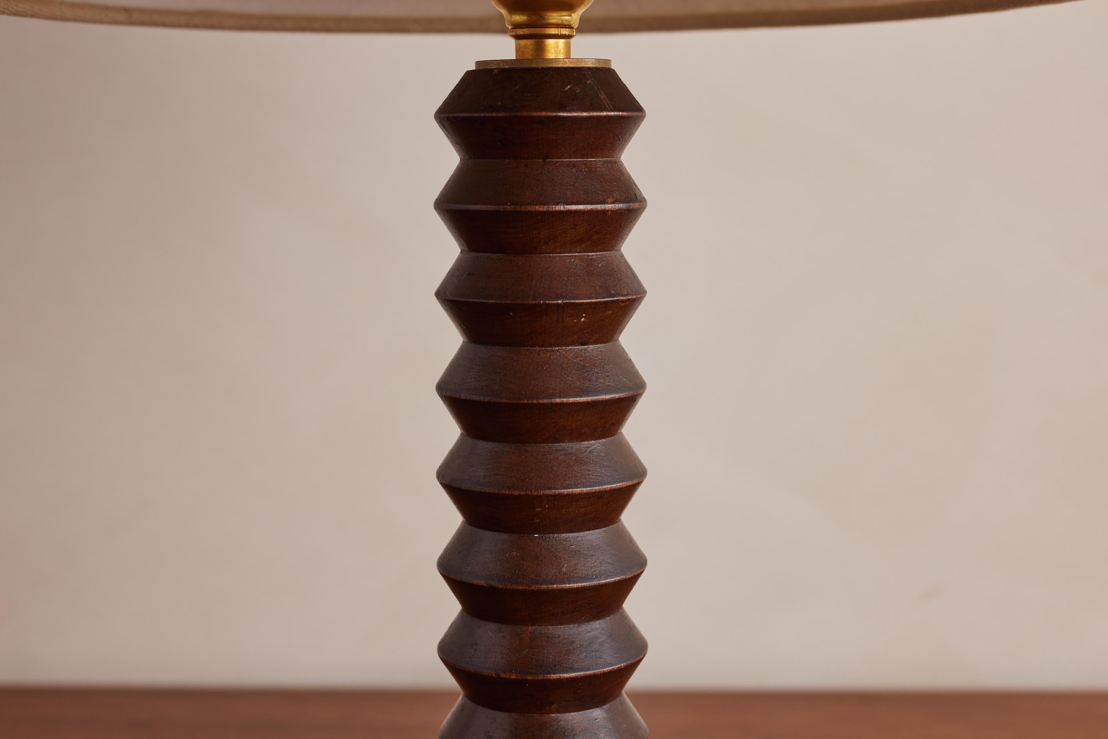 Petite Dudouyt Table Lamp For Sale 8