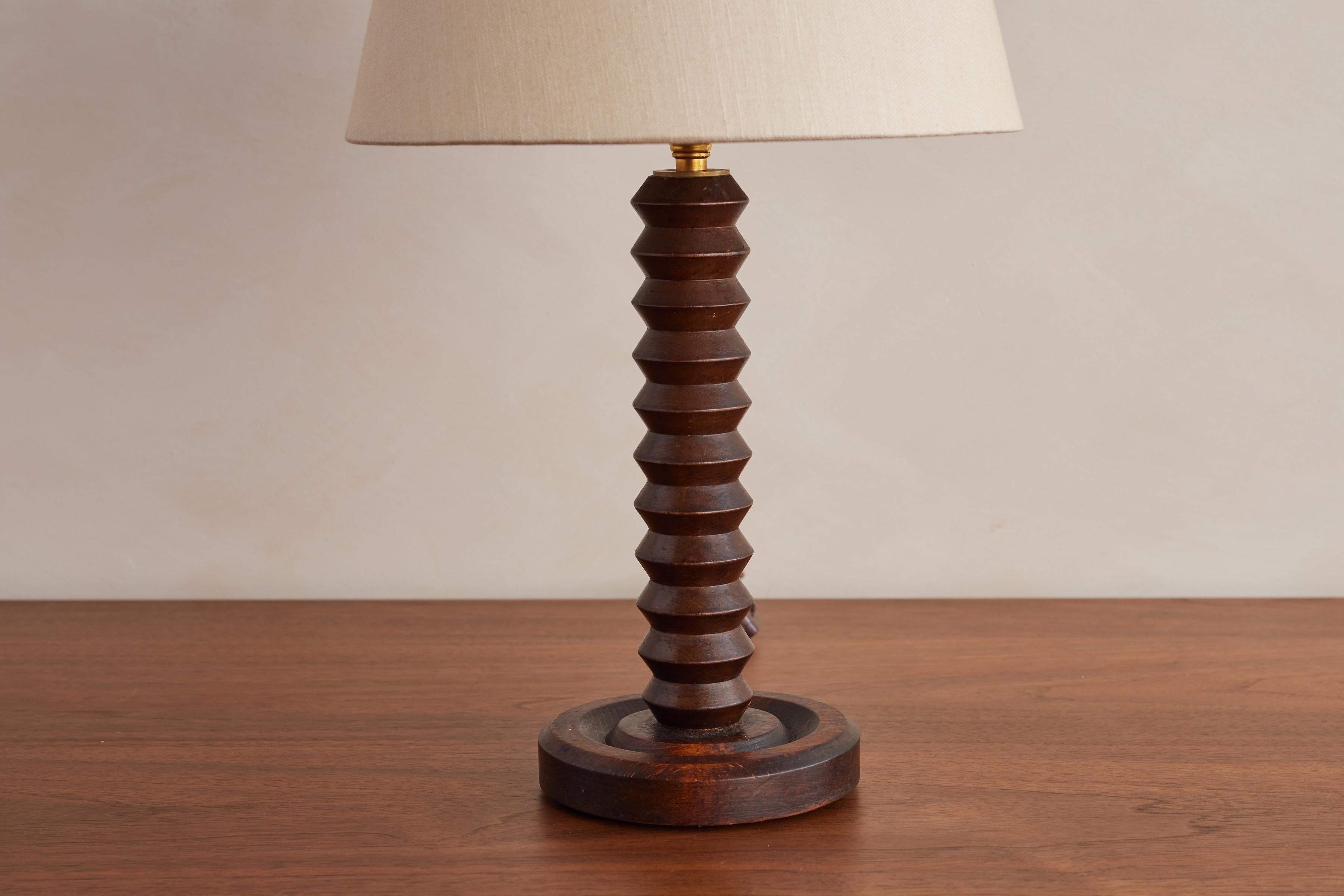 Petite Dudouyt Table Lamp For Sale 9