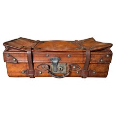 Petite Edwardian Leather Suitcase