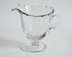 Petite Elegant Leaded Glass Creamer