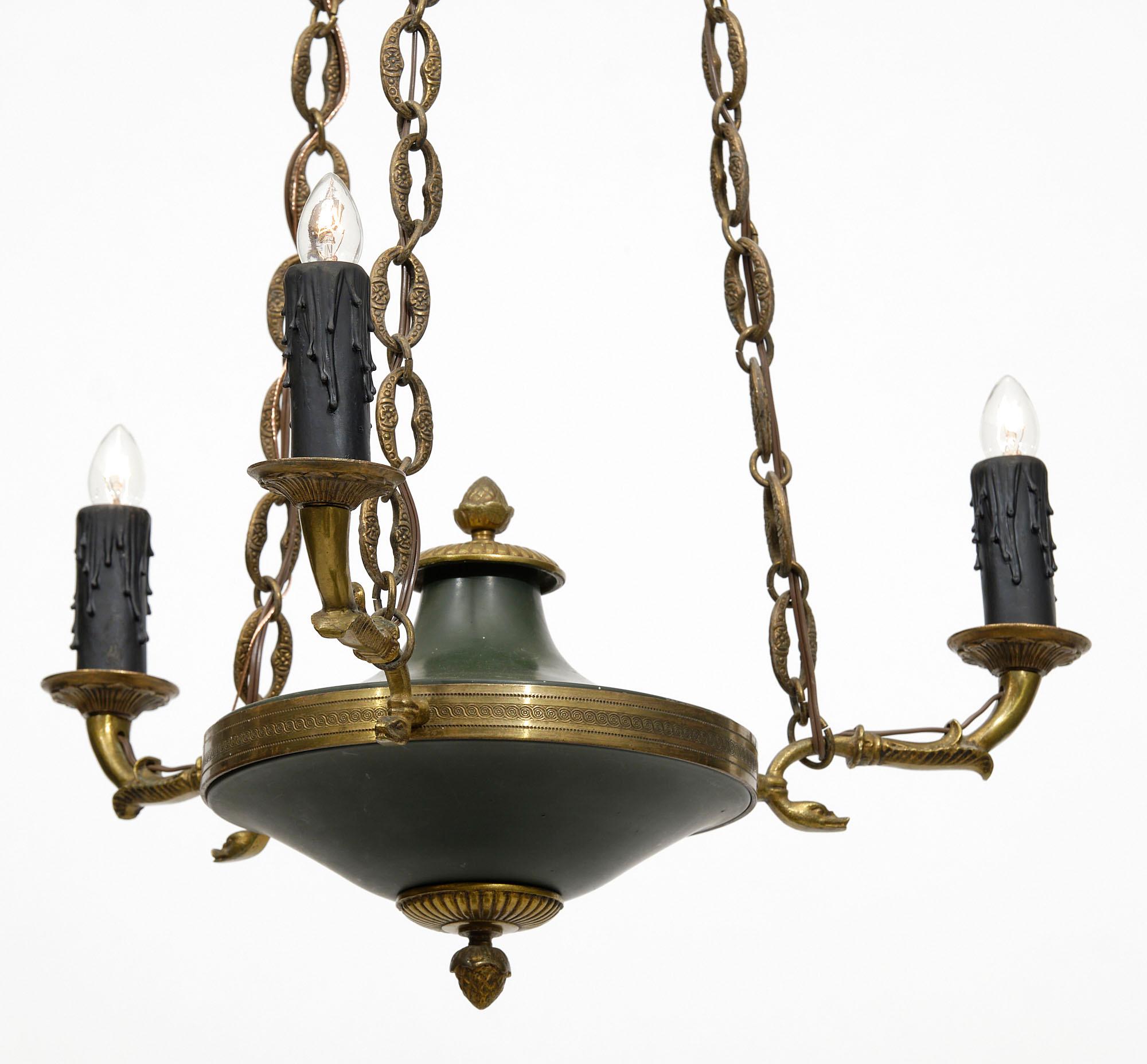French Petite Empire Style Chandelier