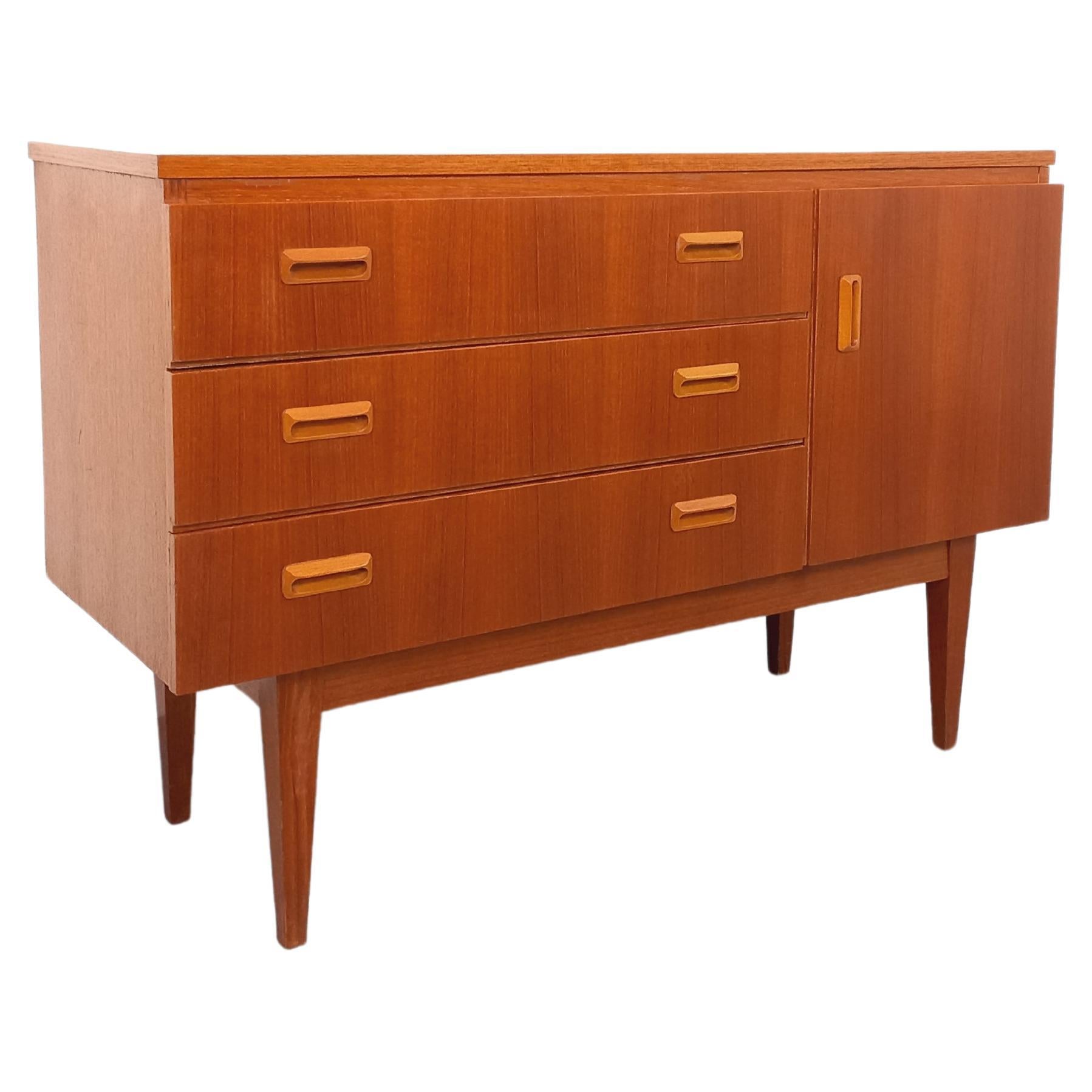 Petite enfilade vintage style scandinave en teck des années 60