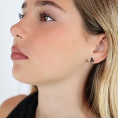 mini FLY Essential Individual Earring in 18K Black Gold - ECH JEWELRY
