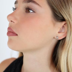 mini FLY Essential Individual Earring in 18K White Gold - ECH JEWELRY