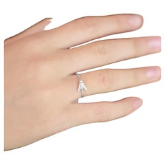 Petite Fly White Luxe Ring