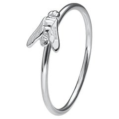 mini FLY Essential Ring in 18K White Gold - ECH JEWELRY